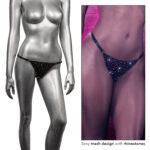 Radiance Crotchless Thong - One Size - Black - Image 6