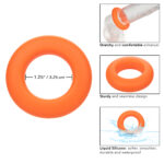 Alpha Liquid Silicone Prolong Large Ring - Orange - Image 7