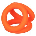 Alpha Liquid Silicone Tri-Ring - Orange Orange - Image 4