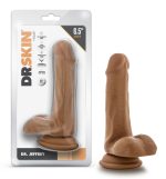 Dr. Skin - Dr. Jeffrey - 6.5 Inch Dildo With Balls - Tan - Image 4
