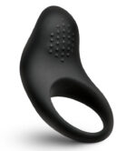 Vibrating Silicone Cock Ring - Black - Image 2
