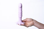 Dazey Cannabis Leaf Dong Purple 420 Series - Pastel Purple - Image 5