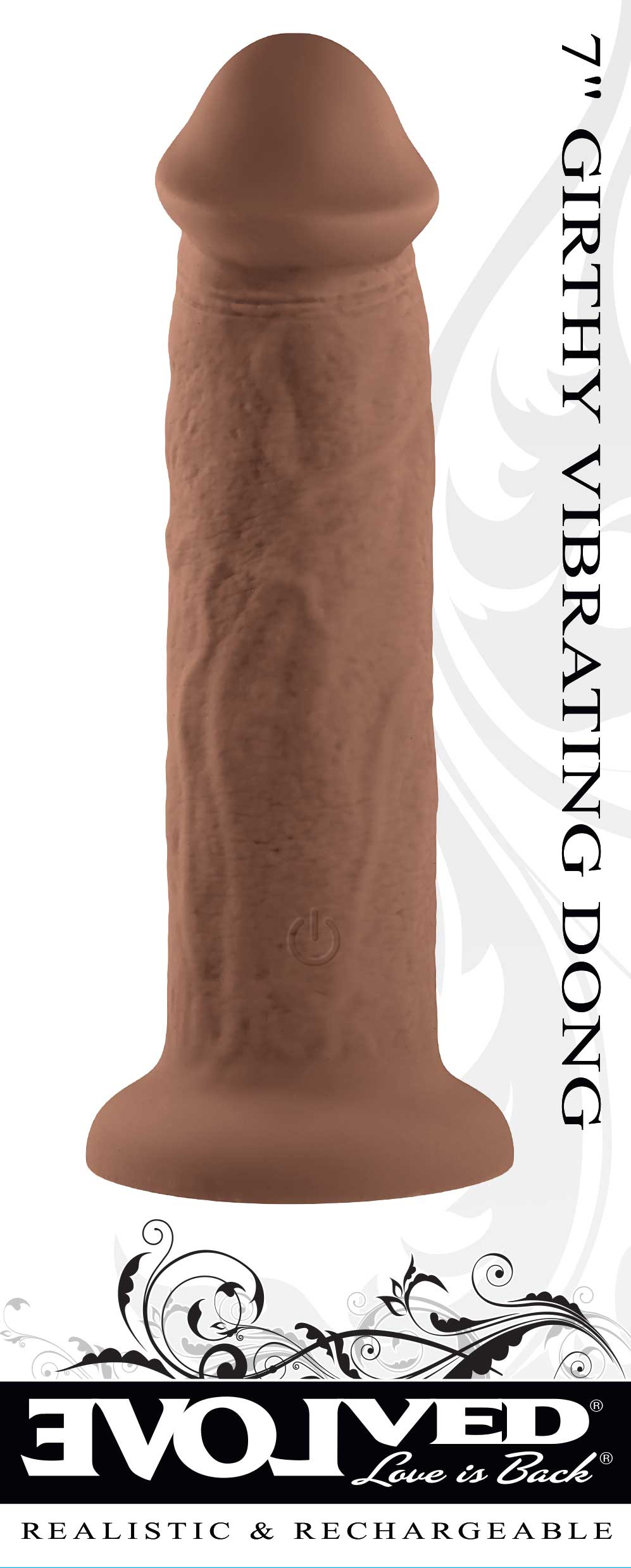 ktMowBtB5sk0c2bPDscc9dUbUZEpfjWw 7 Inch Girthy Vibrating Dong - Dark - Image 1