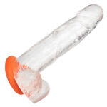 Alpha Liquid Silicone Prolong Large Ring - Orange - Image 6