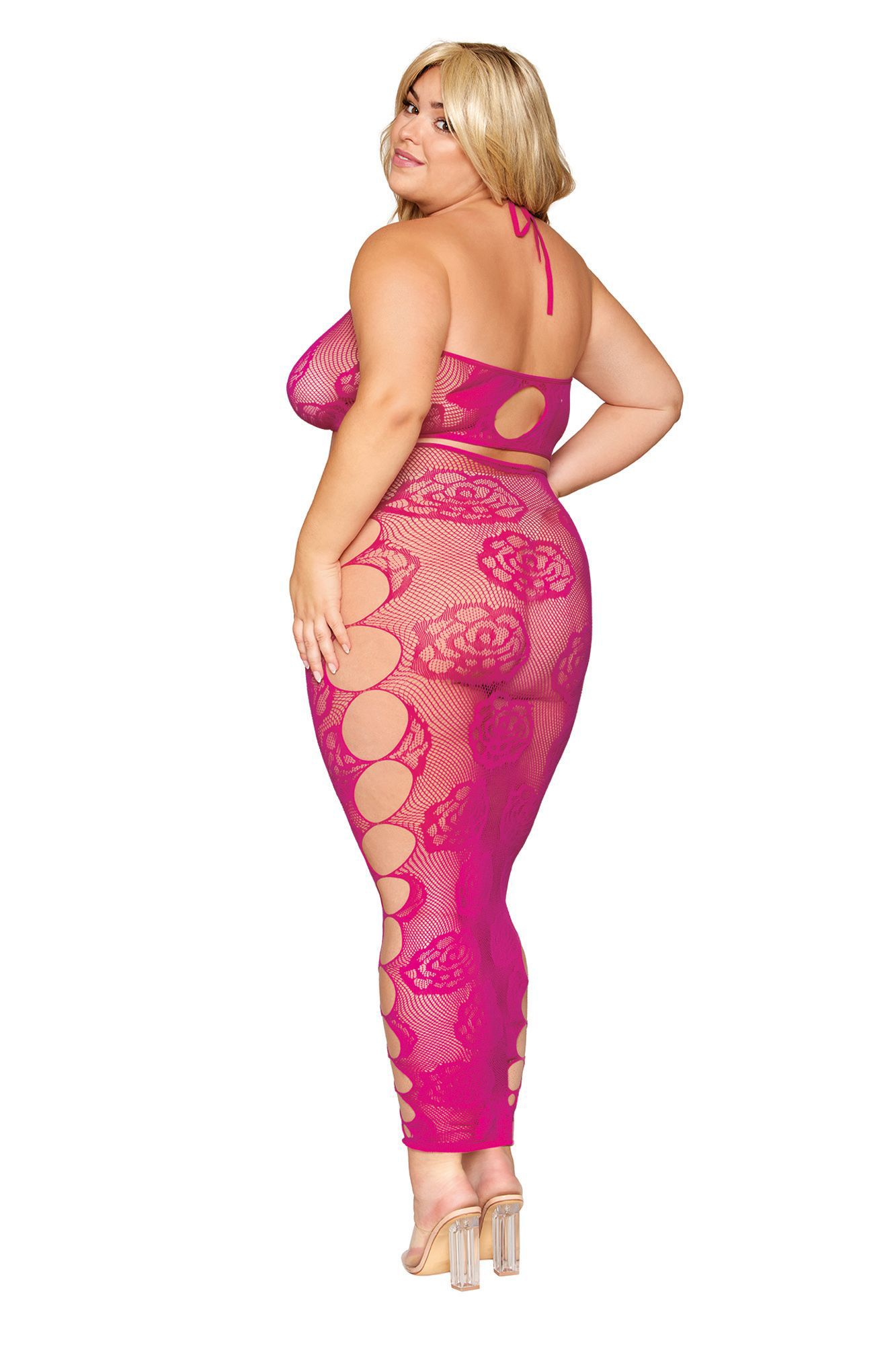 lEMKbPv5PLQ2O3oEeIZfXXmyFDe42Iph Bralette and Long Skirt - Queen Size - Beet - Image 1