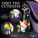 Bondage Unicorn Keychain - Image 4