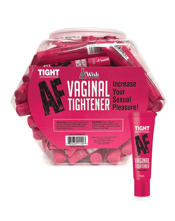 lqnXRjaO Tight Af Fishbowl Tightener Cream 10ml - Pop Display of 65 - Image 1