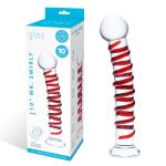 10 Inch Mr. Swirly Dildo - Red/clear - Image 5