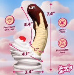 Chocolate Dipped Banana Split Premium Silicone Dildo - Image 3