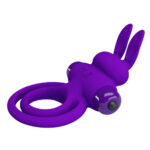 Pretty Love Vibrant Penis Ring III - Purple - Image 2