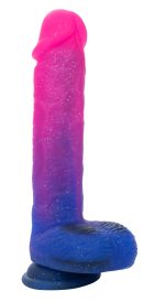 Naughty Bits Ombre Hombre XL Vibrating Dildo - - Pink/purple - Image 7