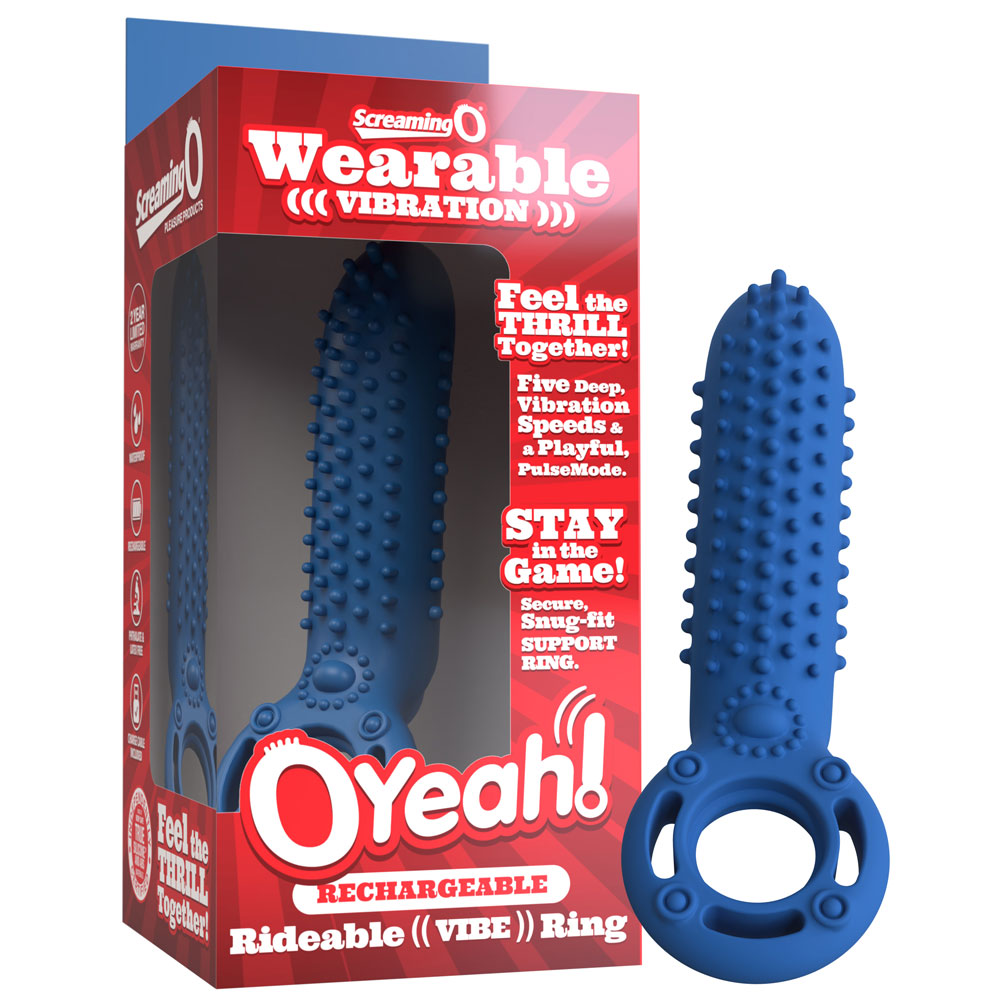 mPBGx0yt Rechargeable O Yeah Silicone - Blue - Image 1