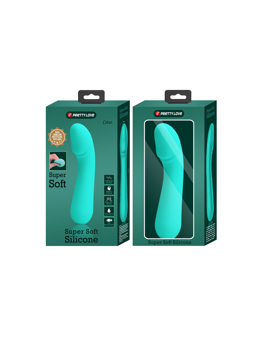 mRA3k4BrAazYGLUlbSjFhF6rNXrrzJbH Cetus Rechargeable Vibrator - Turquoise - Image 1