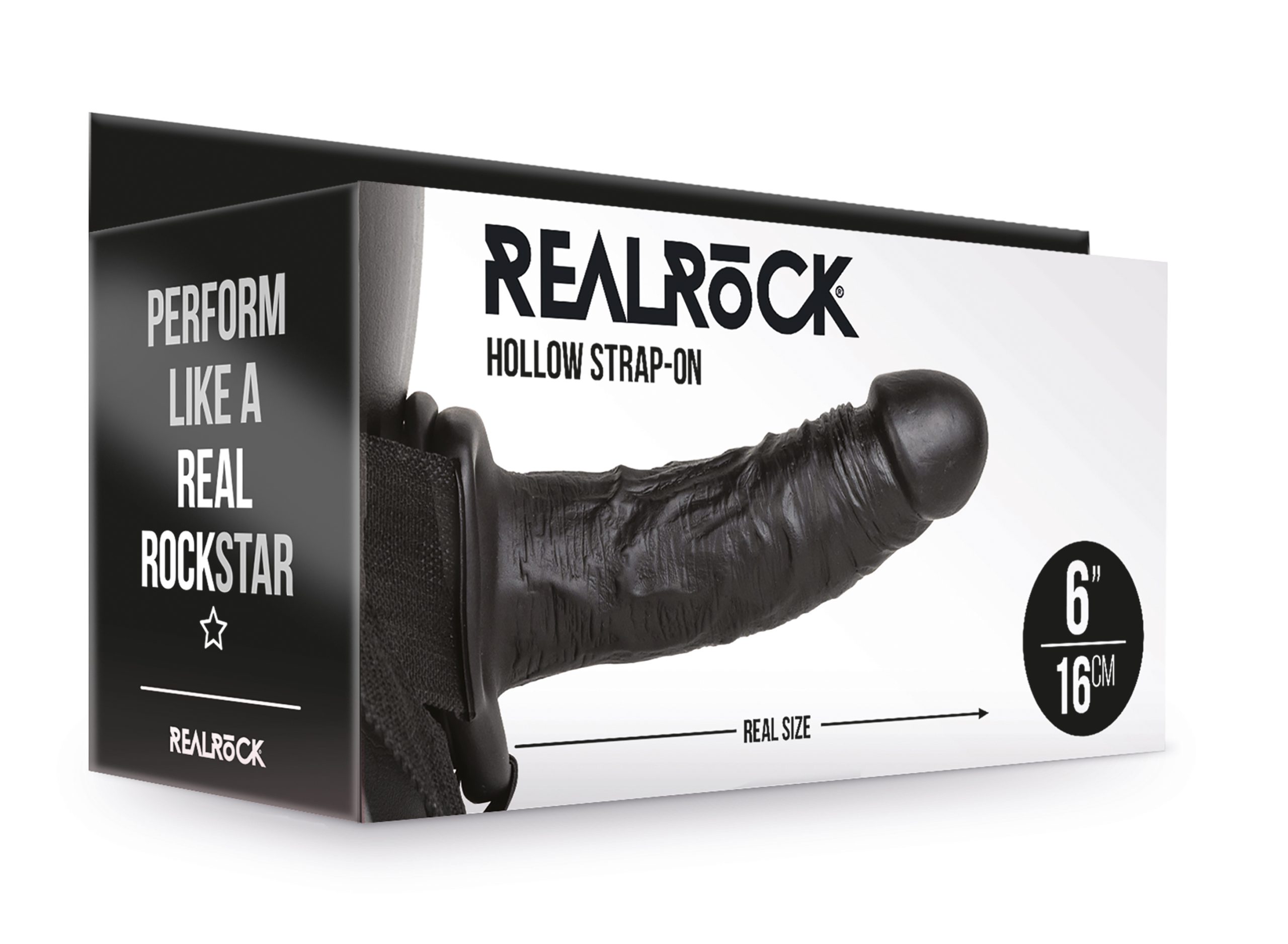 mTGxoV8MERV6aZcaaupyzfE2MvkMGRQY Hollow Strap-on Without Balls 6 Inch - Black - Image 1