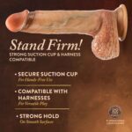 Renaissance - Raphael - 9.5 Inch Sliding Foreskin Dildo With Squeezable Balls - Tan - Image 7