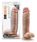 Dr. Skin - Mr. Mister - 10.5 Inch Dildo With Balls - Beige - Image 4
