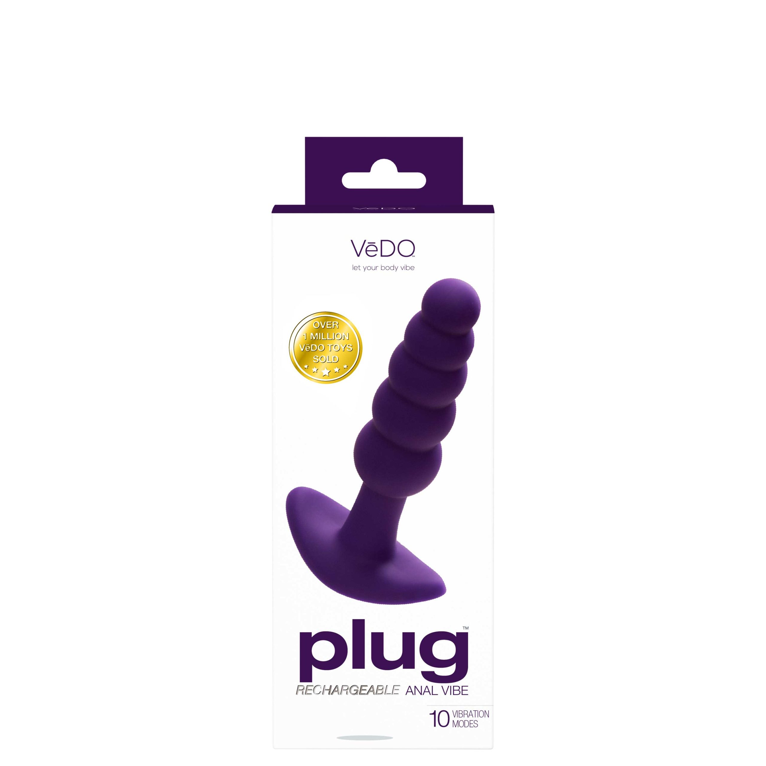 mjLrsxaD1pGwYjIqmNs60TjU7SgjIgYq Plug Rechargeable Anal Vibe - Deep Purple - Image 1