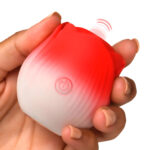 Pulsing Petals Throbbing Rose Stimulator - Red - Image 4