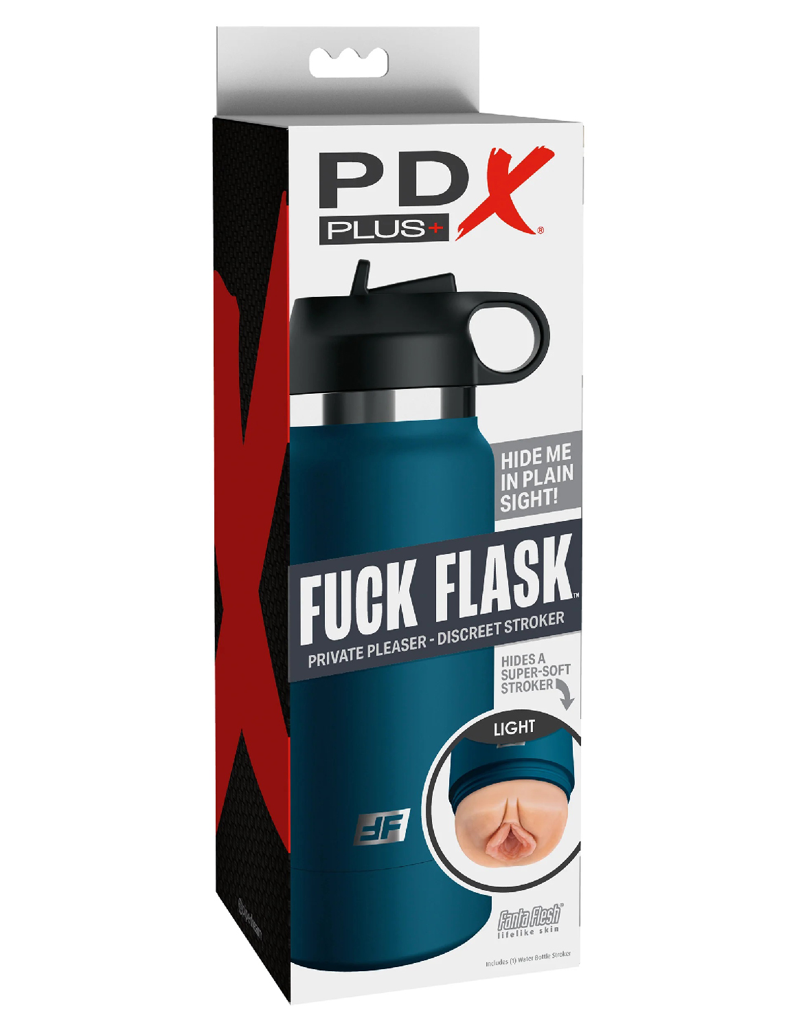 msjH94oUzcbqgszDmdM5LfKBlEZYojN4 Fuck Flask - Private Pleaser - Blue Bottle - Light - Image 1