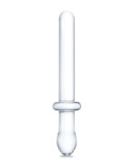 9.25 Inch Classic Smooth Dual-Ended Dildo - Clear - Image 3