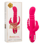 Jack Rabbit Signature Heated Silicone Triple Fantasy Rabbit - Pink - Image 9