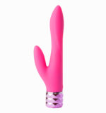 Victoria Crystal Gem Dual Vibrator - Pink - Image 2