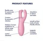 Satisfyer Threesome 4 - Pink - Image 4