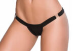 Low v Clip on Thong - Medium/large - Black - Image 2