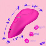 Silicone Panty Vibe With Digital Remote - Pink - Image 4