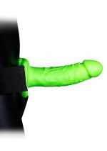 Realistic Hollow Strap-on Harness 7 Inch - Glow in the Dark - Image 3