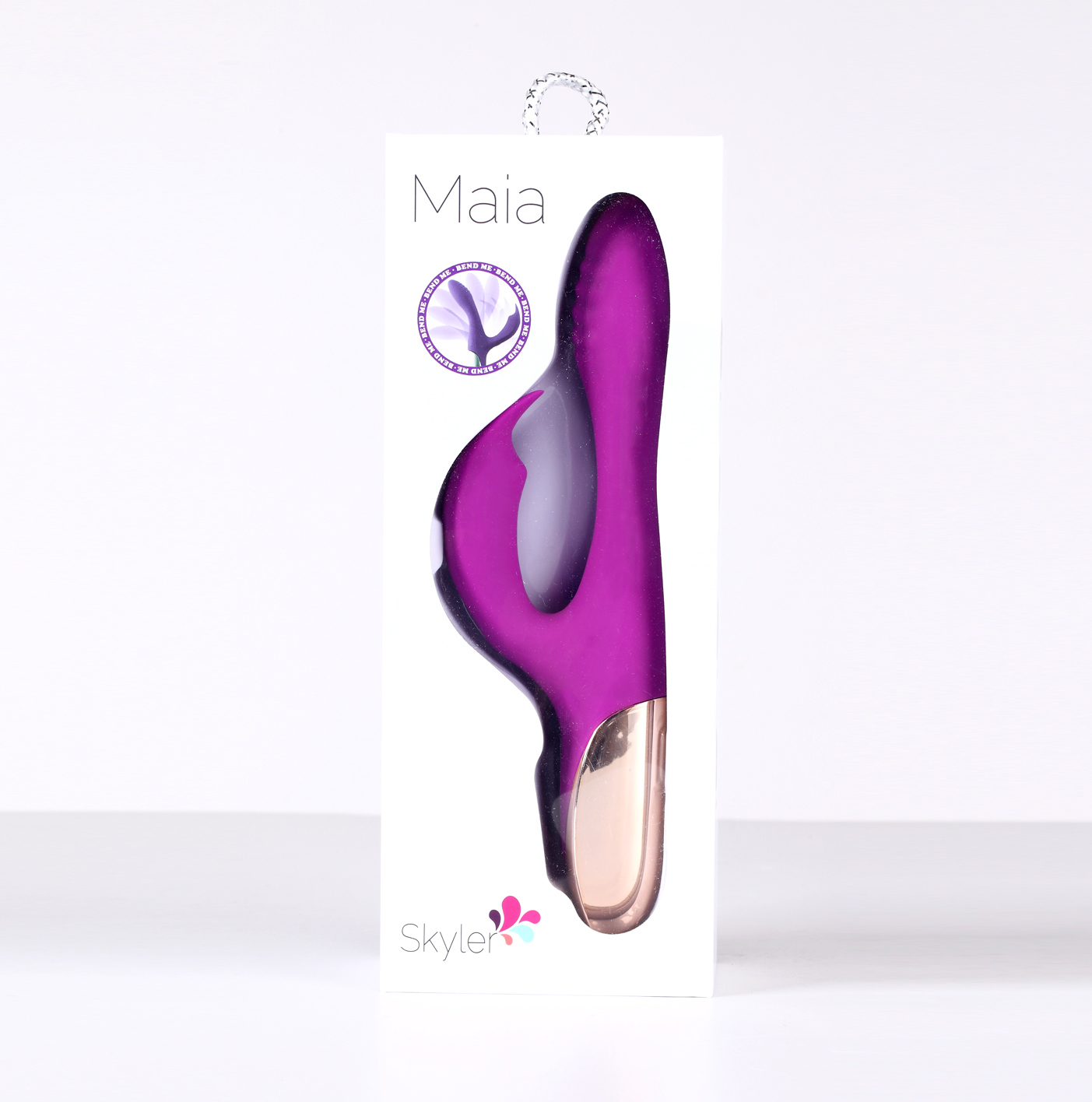 o1xAwLEUZSAsHoxC7TP1OVUd1YBp1SDx Skyler Silicone Bendable Rabbit - Purple - Image 1