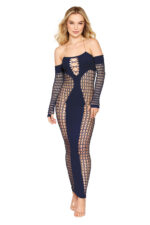 Bodystocking Gown - One Size - Denim - Image 2