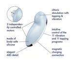 Tap and Climax 2 Vibrator - Blue - Image 3
