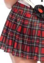 Plus Boarding School Flirt Costume - 3x/4x - White / Red - Image 2