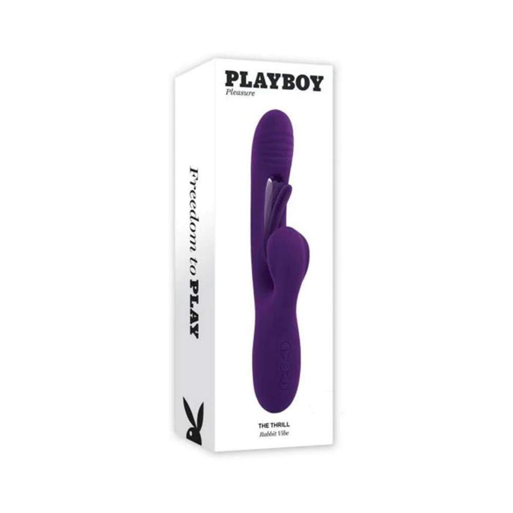 oZhrhT3DW0xwASr6P0rcMijEivm1cBqS Playboy Pleasure - the Thrill Rabbit Vibrator - Purple - Image 1