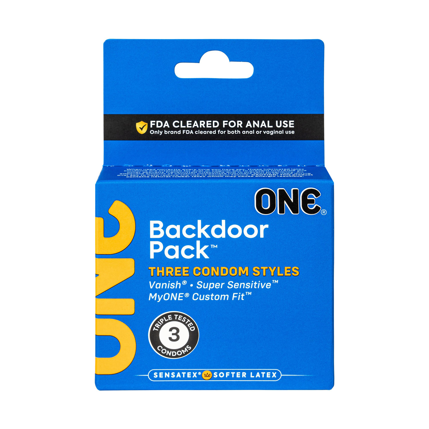 obBVI3zNs6WyxuTiia2KAO3m0aVTjBw5 One Backdoor 3 Count Condoms - Image 1