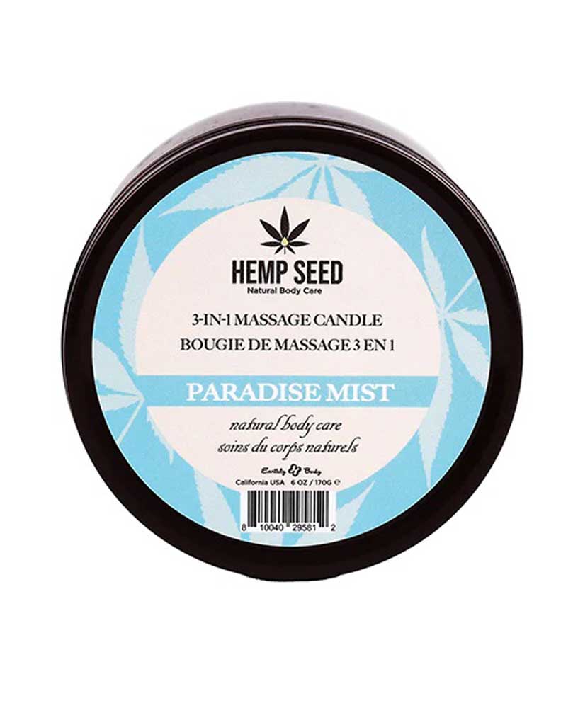 oivqdO9BcyOlj2zyyMuvw2LBFxR49rck Hemp Seed 3-in-1 Massage Candle - Paradise Mist 6 Oz - Image 1