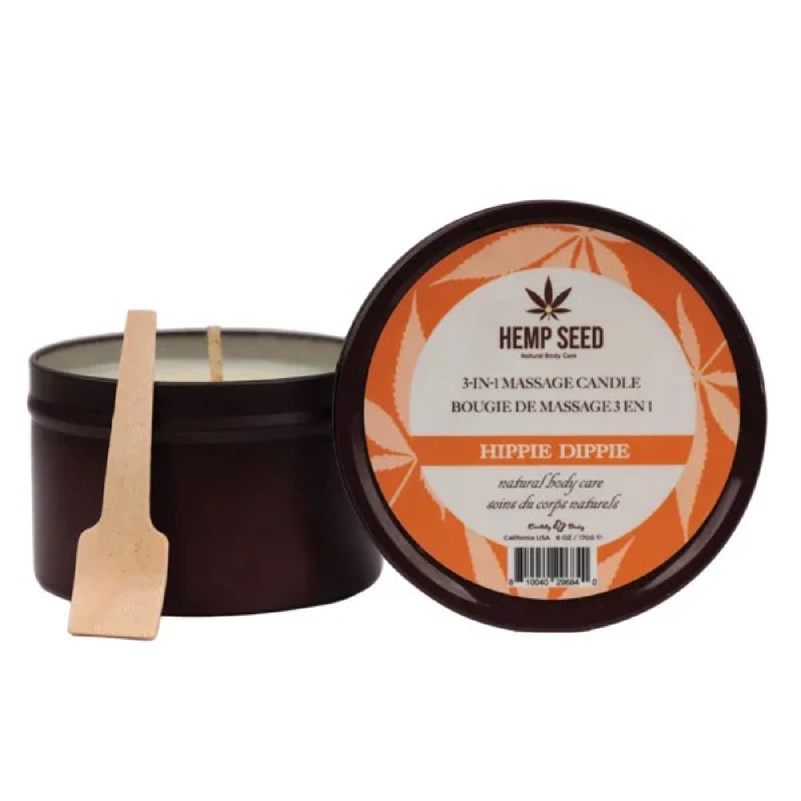 ounfxW9GzFvfEaAJCNYu56h44cbrr8hQ Hemp Seed 3-in-1 Massage Candle - Hippie Dippie 6oz - Image 1