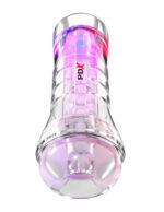Pdx Elite Viewtube XXL See-Thru Ez-Grip Led Stroker - Clear - Image 2