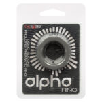 Alpha Liquid Silicone Prolong Prismatic Ring - Gray