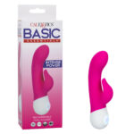 Basic Essentials Rechargeable Dual Pleaser - Pink - Image 2