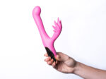 Maui 420 Series - Dual Motor G-Spot Pot Leaf - Rechargeable Vibrator - Pink - Image 7