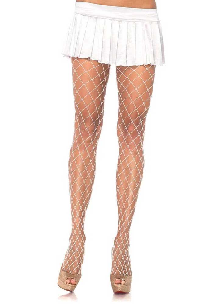 p3eulzcLyZQaFhTVWHUi9uUu2ClyggMK Xena Spandex Diamond Tights - One Size - White - Image 1