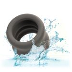 Alpha Liquid Silicone Scrotum Ring - Gray Gray - Image 10