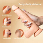 Luis-App Controlled 8.5" Real Thrusting Dildo With Clit Licker - Image 5
