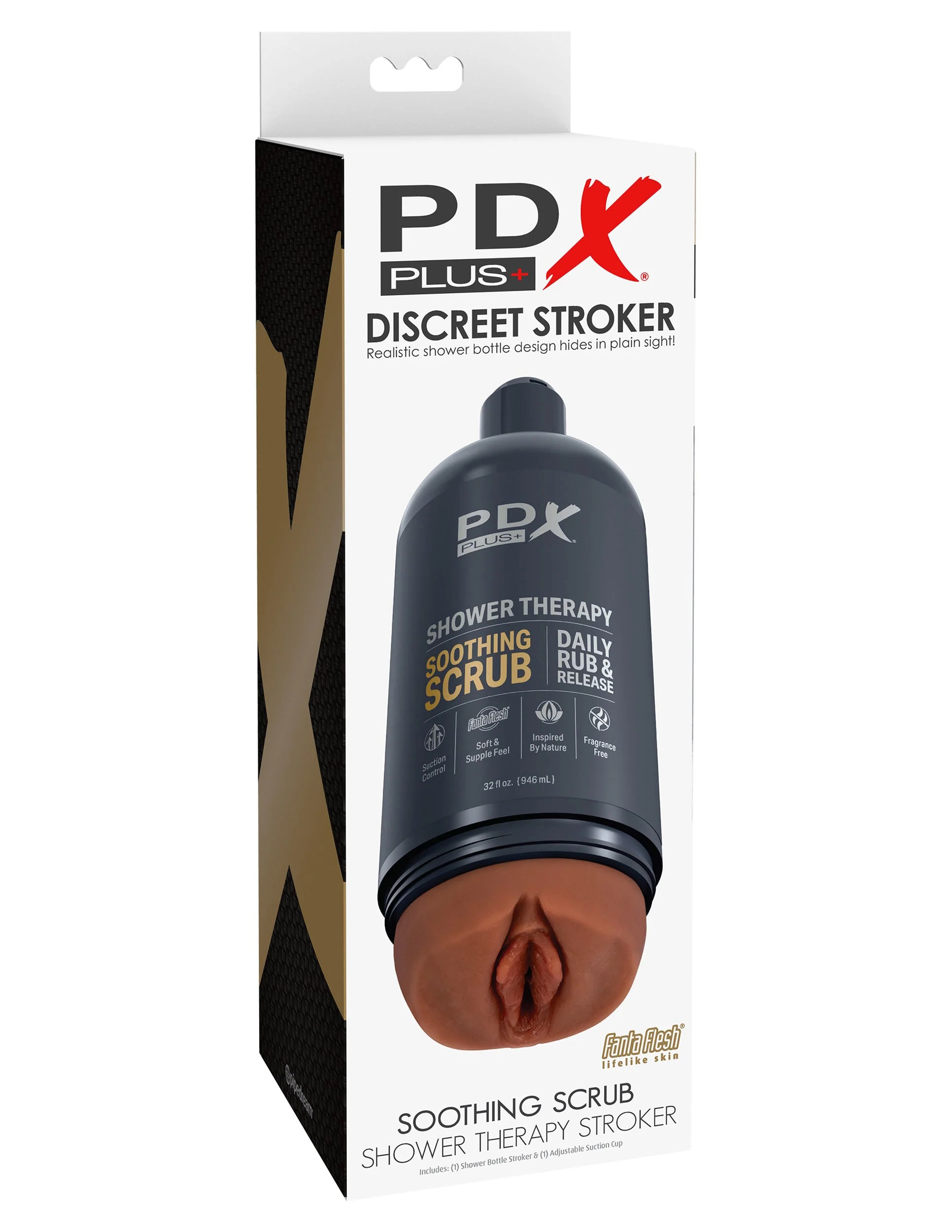pEBgKZPZARf5hzKQ7QoyyvAkdVORCiBM Shower Therapy - Soothing Scrub - Brown - Image 1