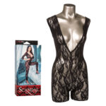 Scandal Lace Body Suit - One Size - Black - Image 5
