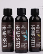 Hemp Seed Massage Oil Trio Gift Set - Valentines Day Collection 2 Oz - Image 2