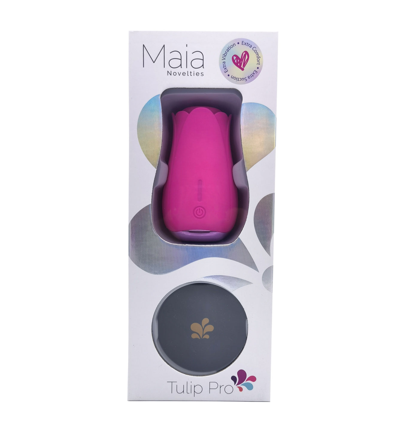 pNLVMIITRcI5w45Fq1NCD0Tox9CBPZRa Tulip Pro 15-Function Suction Vibe With Wireless Charging - Pink - Image 1