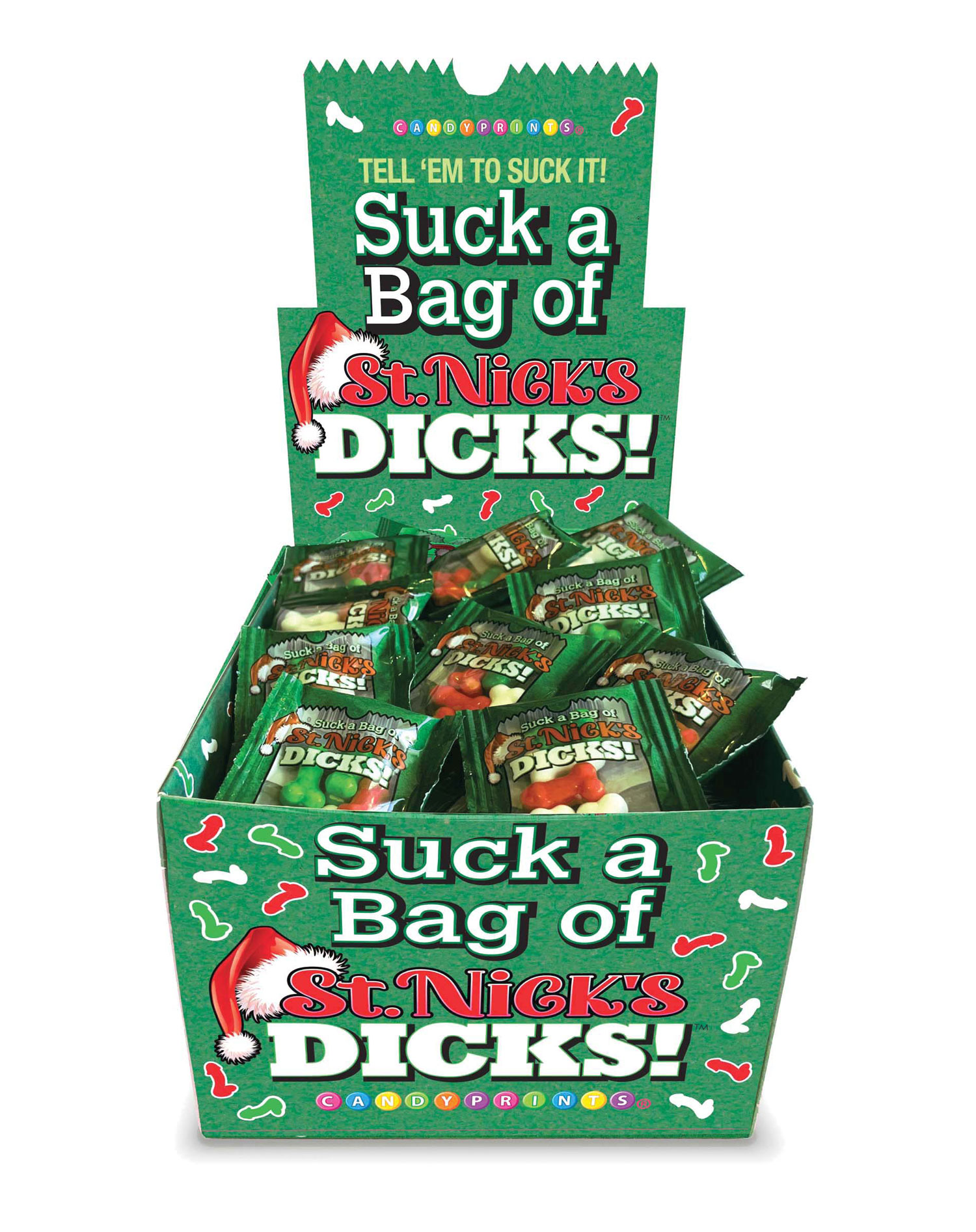 pRmDiVmSzbBHf3TFXdfnpQhKpVHXNfrO Suck a Bag of St. Nicks Dicks- Display of 100 Ct. - Image 1